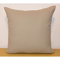 Coussin déhoussable coton Jaya 40x40cm taupe - INVENTIV